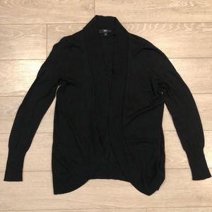 Mossimo Black Cardigan Large Lightweight Thin
